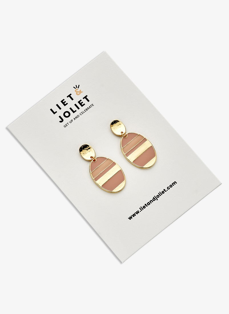 Liet & Joliet Rye Nude Earrings Liet & Joliet