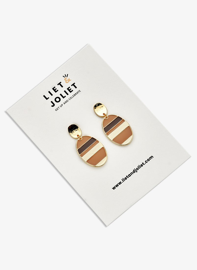 Liet & Joliet Rye Bronze Earring LievKaart